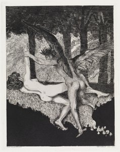 Nemi erőszak (Sátor, XIV. mű, 1. rész, 8. szám) alkotó: Max Klinger