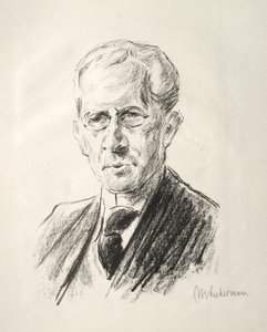 Arno Holz mappa: Arno Holz portréja alkotó: Max Liebermann
