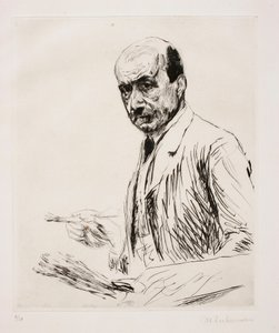 Önarckép palettával alkotó: Max Liebermann