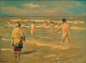 Fürdőző fiúk alkotó: Max Liebermann