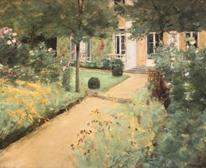 Berlin-Wannsee, Max Liebermann, konyhakert a villában alkotó: Max Liebermann