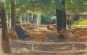 Sörkert Larenben, 1903 körül alkotó: Max Liebermann
