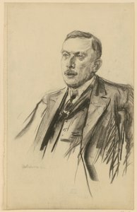 Richard von Kühlmann államtitkár portréja alkotó: Max Liebermann