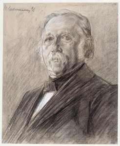 Theodor Fontane portréja alkotó: Max Liebermann