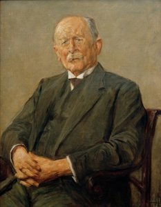 Gerstenberg vezérigazgató portréja alkotó: Max Liebermann