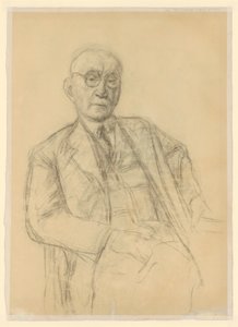 Oscar Huldschinsky gyűjtő portréja alkotó: Max Liebermann