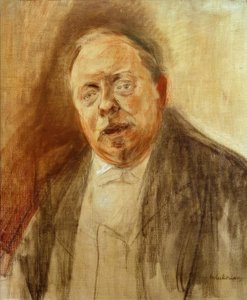 Alfred von Berger báró portrétanulmánya alkotó: Max Liebermann