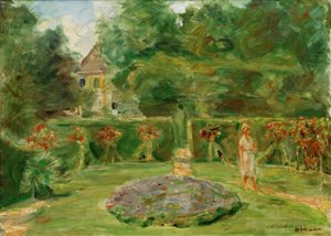 A körforgalom a sövénykertben alkotó: Max Liebermann