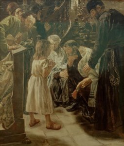 A tizenkét éves Jézus a templomban alkotó: Max Liebermann