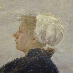 Részlet a hálók javításából, 1889 (lásd: 144756) alkotó: Max Liebermann