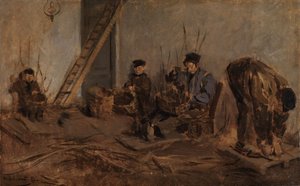 Kosárfonók alkotó: Max Liebermann