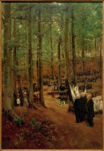 Megemlékezés III. Frigyes császárról. Kosenben - 1. verzió alkotó: Max Liebermann