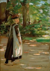 Sétáló lány alkotó: Max Liebermann