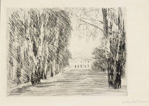 Ház a Wannsee partján alkotó: Max Liebermann