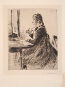 Gyermekportré, Bode titkos tanácsos kislányának, Marie-nak a portréja alkotó: Max Liebermann