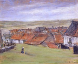 Tájkép Katwijkban alkotó: Max Liebermann
