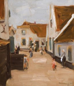 M.Liebermann, Dorfstrasse Noordwijkben alkotó: Max Liebermann