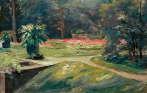 M. Liebermann, Wannseegarten Blumenterr. alkotó: Max Liebermann