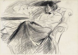 Alvó Martha Liebermann alkotó: Max Liebermann