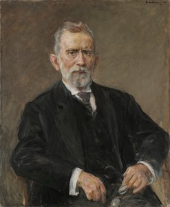 Paul Ehrlich vegyész portréja alkotó: Max Liebermann