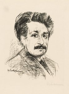 Albert Einstein portréja alkotó: Max Liebermann