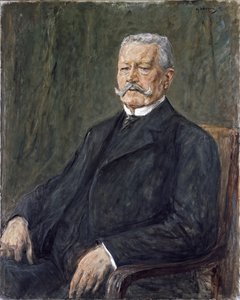 Paul von Hindenburg portréja alkotó: Max Liebermann