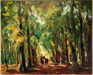 Lovasok az állatkertben alkotó: Max Liebermann
