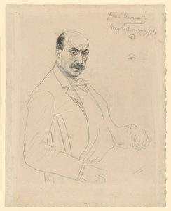 Önarckép (köztes tanulmány a Schiefler 60. számú rézkarc készítése közben) alkotó: Max Liebermann
