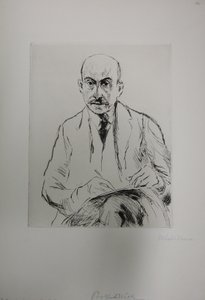 Önarckép 70 évesen alkotó: Max Liebermann