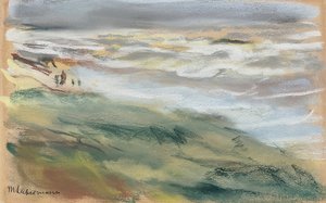 Babakocsik a strandon Noordwijkban alkotó: Max Liebermann