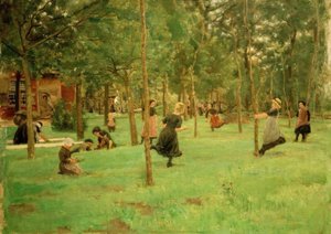 Játszó gyerekek alkotó: Max Liebermann