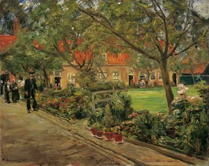 Kórház kertje Edamban alkotó: Max Liebermann