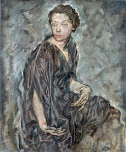 Tilla Durieux (1880-1971), osztrák színésznő és komikus portréja