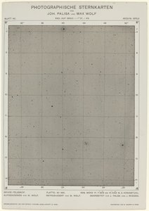 Photographische Sternkarte 1906. március 17., 2268. Alkotók: Max Wolf, Johann Palisa. alkotó: Max Wolf, Johann Palisa