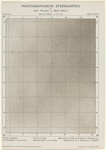 Photographische Sternkarte 1906. március 2., 2253. Alkotók: Max Wolf, Johann Palisa. alkotó: Max Wolf, Johann Palisa