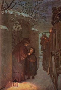 Illusztráció Jane Eyre-hez, Charlotte Bronte (színes litó)