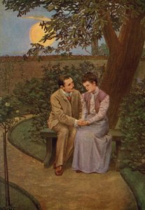 Illusztráció Jane Eyre-hez, Charlotte Bronte (színes litó)