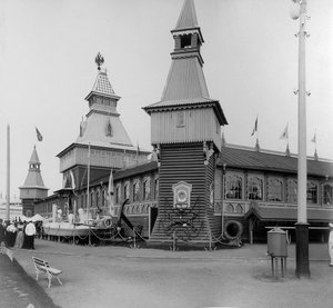 Naval Corner, az összoroszországi kiállítás, Nyizsnyij Novgorod, Oroszország, 1896.