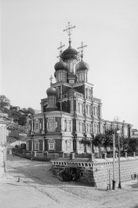 Szűz születésének temploma Sztroganov templom, Nyizsnyij Novgorod, Oroszország, 1896.