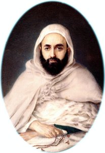 Abd-el-Kader emír portréja, 1852