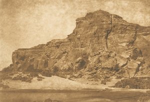 Djebel-Aboucir – A második szürkehályog bal partja, 1850. március 25. alkotó: Maxime Du Camp
