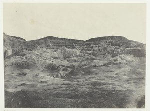 Gournah, thébai nekropolisz, Théba, 184951, nyomtatva 1852-ben. alkotó: Maxime Du Camp