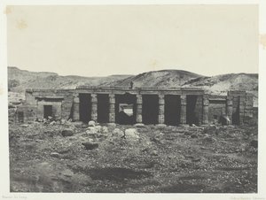 Gournah, Menephta I palota, Théba, 184951, nyomtatva 1852. alkotó: Maxime Du Camp