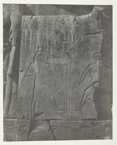 Gournah, Szobrok a kolosszusok trónjáról, Théba, 184951, nyomtatva 1852-ben. alkotó: Maxime Du Camp