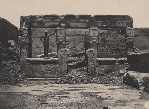 Dendera nagy temploma (Teutyres), Felső-Egyiptom alkotó: Maxime Du Camp