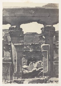 Kalabsheh, Porte du Pronaos; Núbia alkotó: Maxime Du Camp