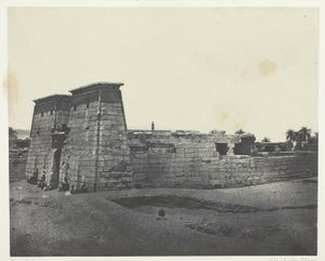 Karnak, Khons temploma; Théba alkotó: Maxime Du Camp
