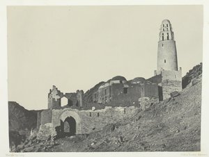 Bellal mecset Bab Village-ben, Núbia, 184951, nyomtatva 1852. alkotó: Maxime Du Camp