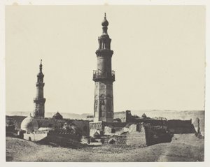 Aly-Bey mecset, Girgeh, Felső-Egyiptom, 15. tábla az "Egypte, Nubie, Palestine et Syrie" albumból (1852) alkotó: Maxime Du Camp