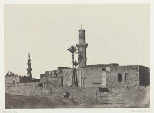 Mecset Bab-el-Saïda közelében, Kairóban alkotó: Maxime Du Camp